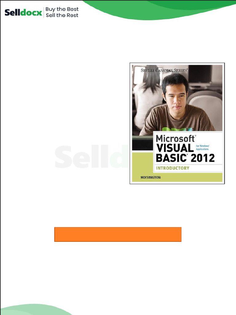 Test Bank for Microsoft Visual Basic 2012 for Windows Applications ...