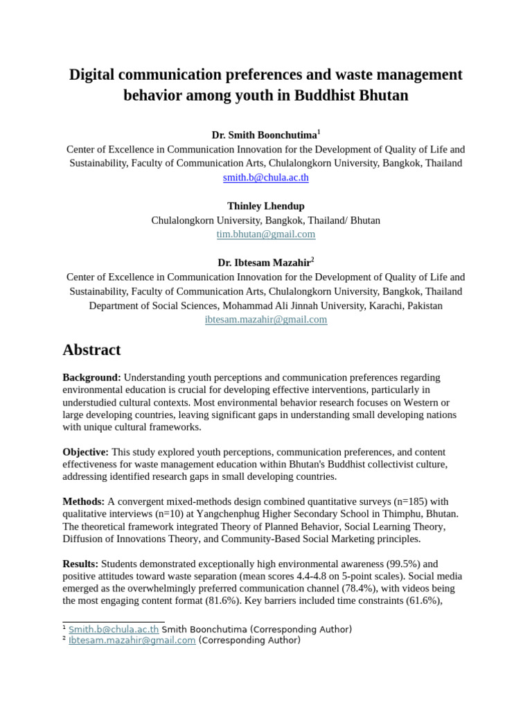 Digital Communication Preference | PDF | Attitude (Psychology ...