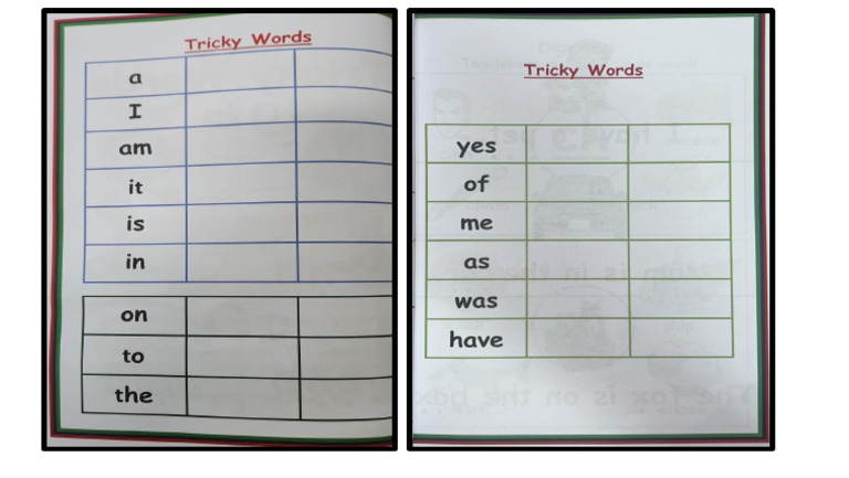 Read The Tricky Words | PDF