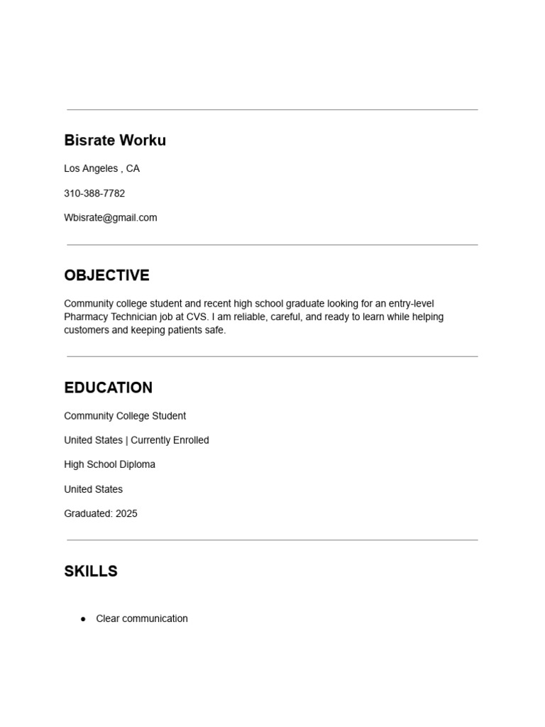 Resume PDF | PDF