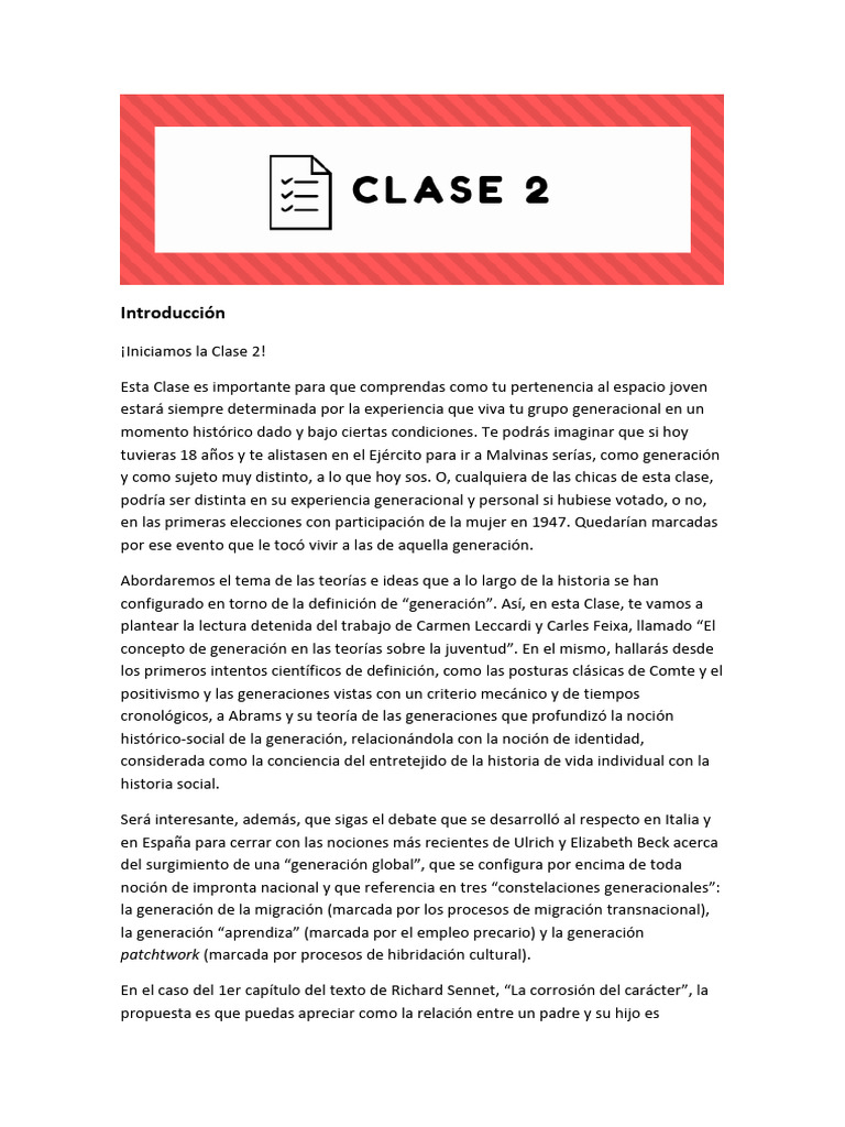 Clase 2 | PDF