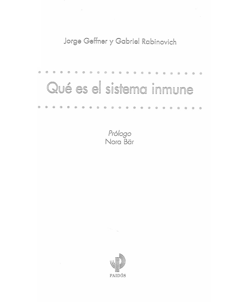 Que Es El Sistema Inmune | PDF