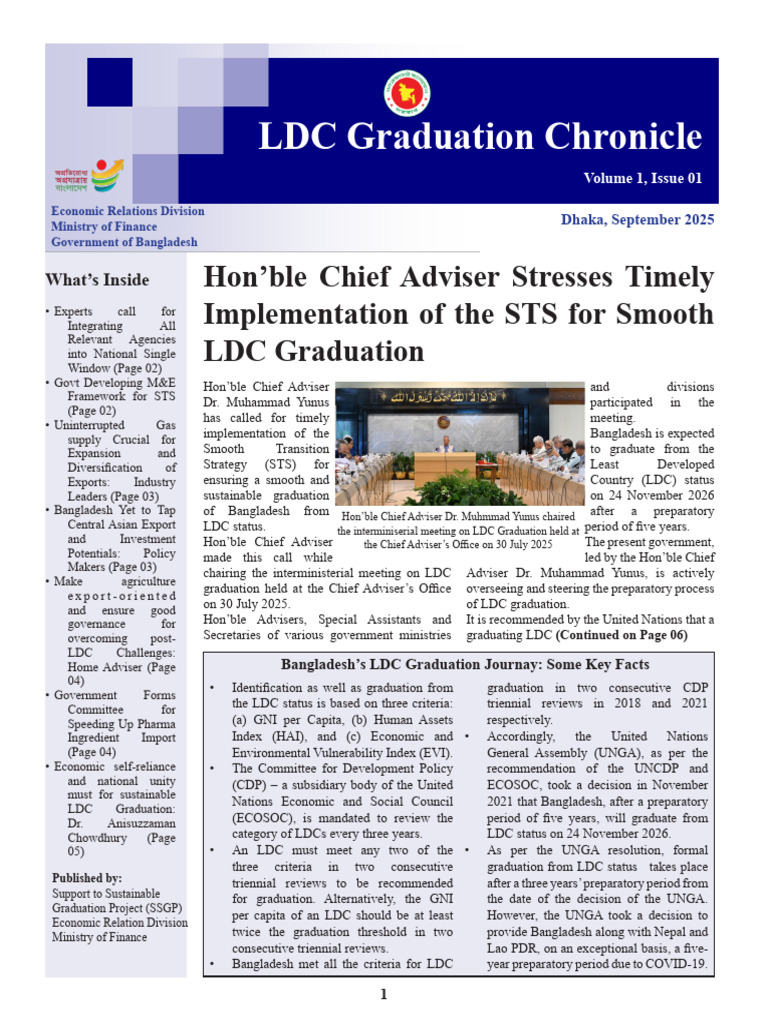 LDC Graduation Chronicle | PDF | Economies