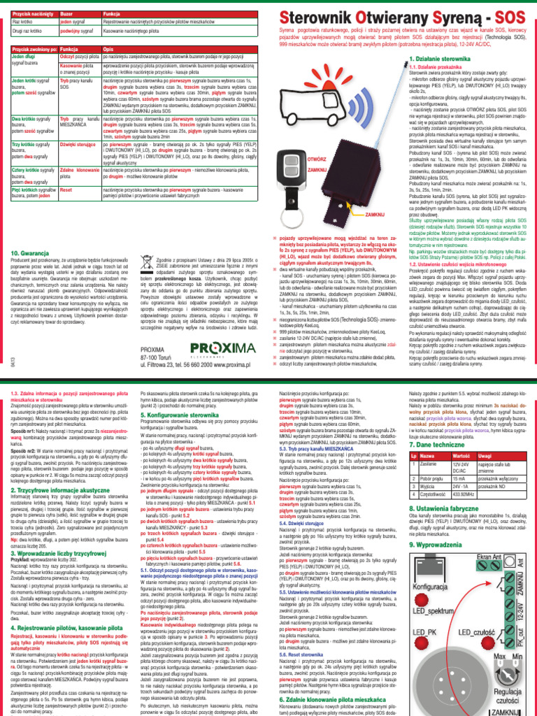 Sos Instrukcja | PDF