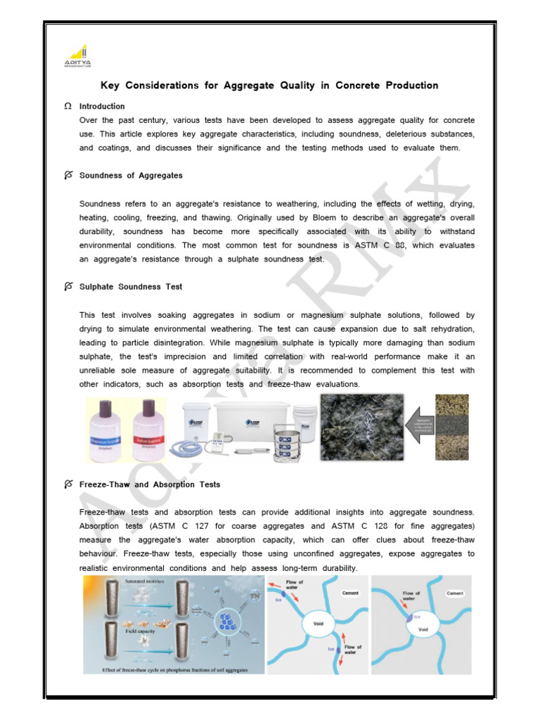 Quality of Aggregate | PDF | Concrete | Corrosion
