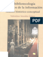 La bibliotecología y estudios de la información análisis histórico conceptual