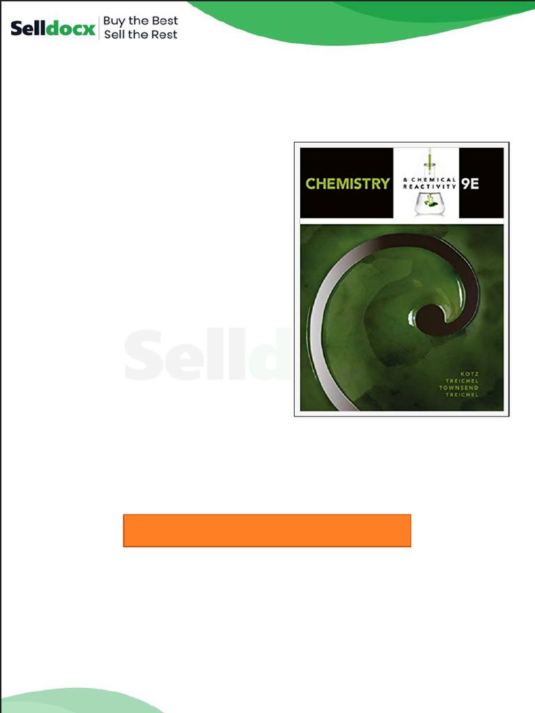 Solution Manual For Chemistry and Chemical Reactivity 9th Edition by ...