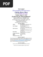 Download Thoroughbred Renaissance Charity Horse Show Prize List for August 12 2012 by TBRenaissance2012 SN100868644 doc pdf