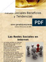 Redes Sociales Beneficios y Tendencias
