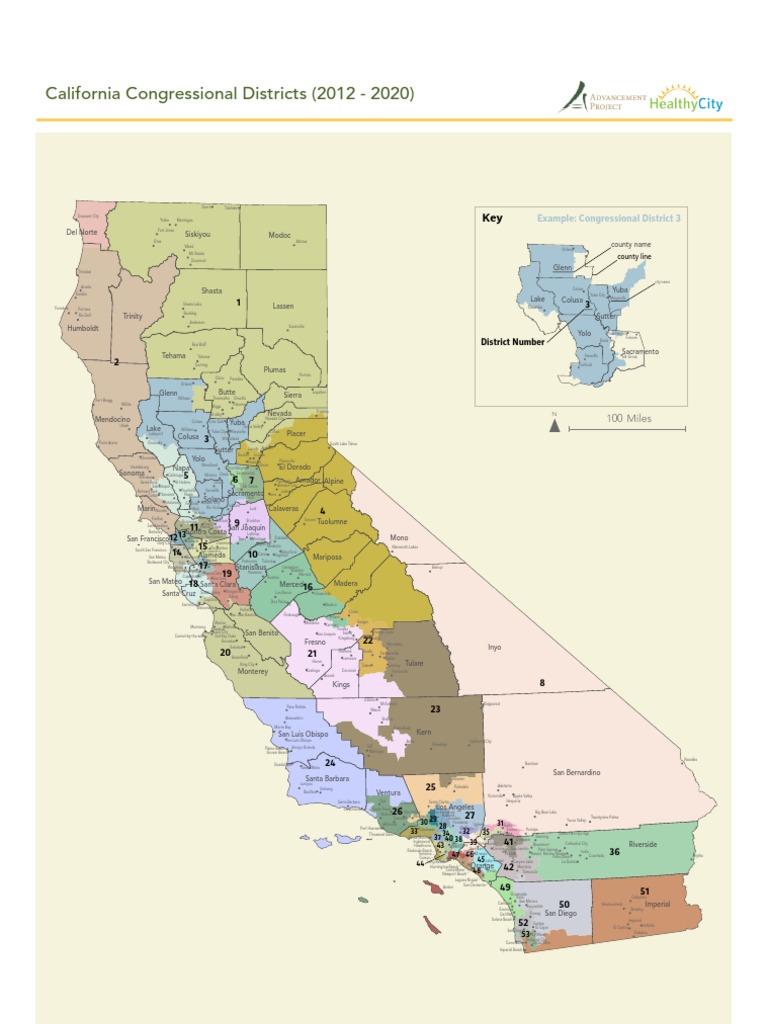 California Congressional Districts (2012 - 2020) | PDF | Travel