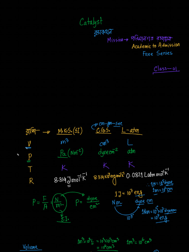 Quantative Chemistry Lecture -01 | PDF