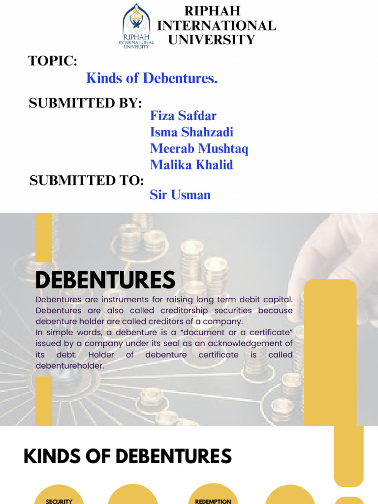 Kinds of Debenture | PDF