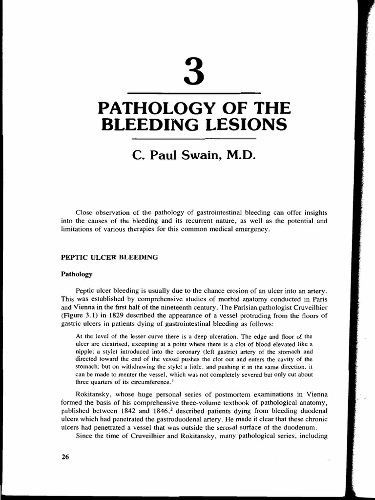 Pathology of Bleeding Lesions Swain Book Chapter | PDF | Stomach ...