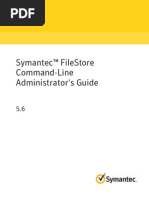 Symantec™ FileStore Command-Line Administrator's Guide