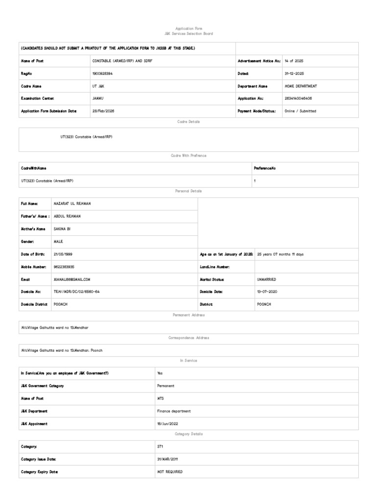 Application Form NZRT | PDF | Justice | Crime & Violence