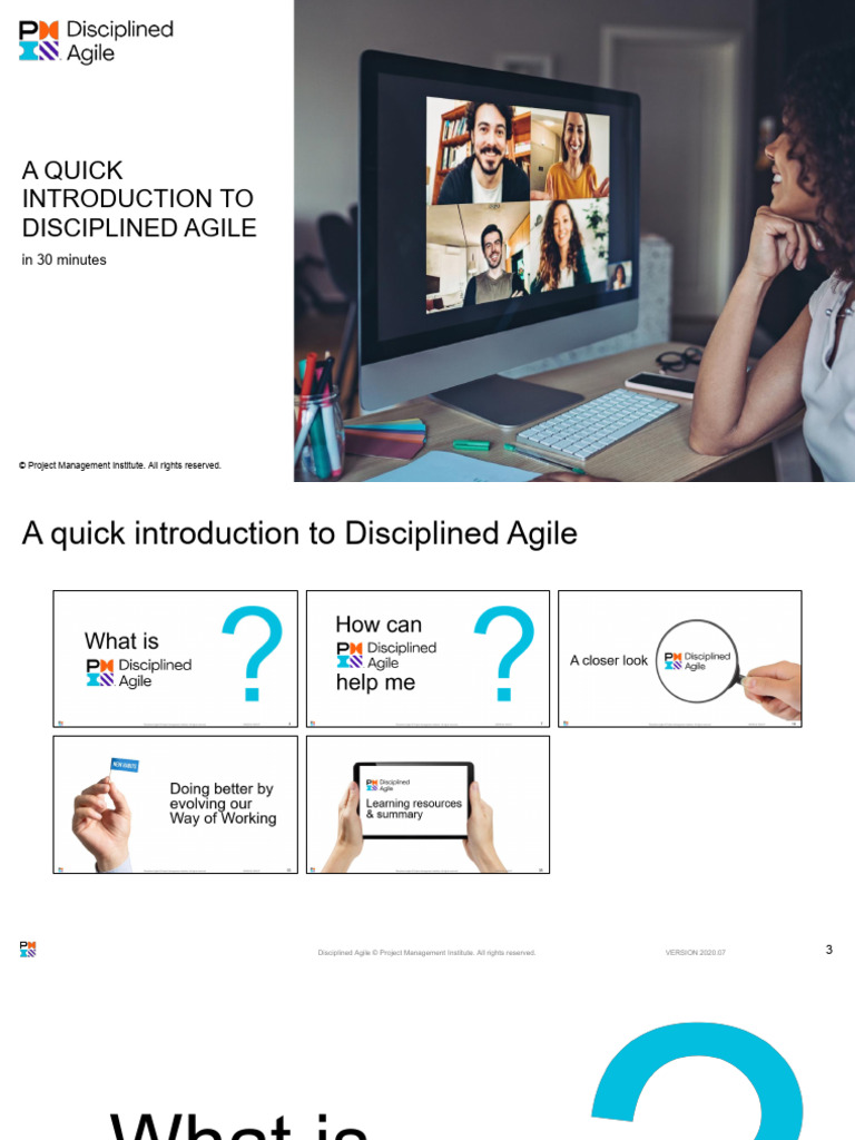 Disciplined Agile Overview 30 Minutes | PDF | Agile Software ...