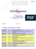 GSC8 Resolutions 2003