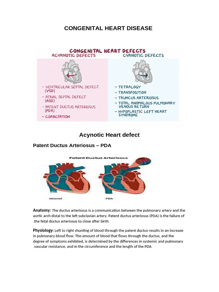 Congenital Heart Disease and Heart Failure | PDF | Congenital Heart ...