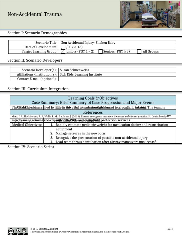 Non Accidental Trauma | PDF | Major Trauma | Cardiopulmonary Resuscitation
