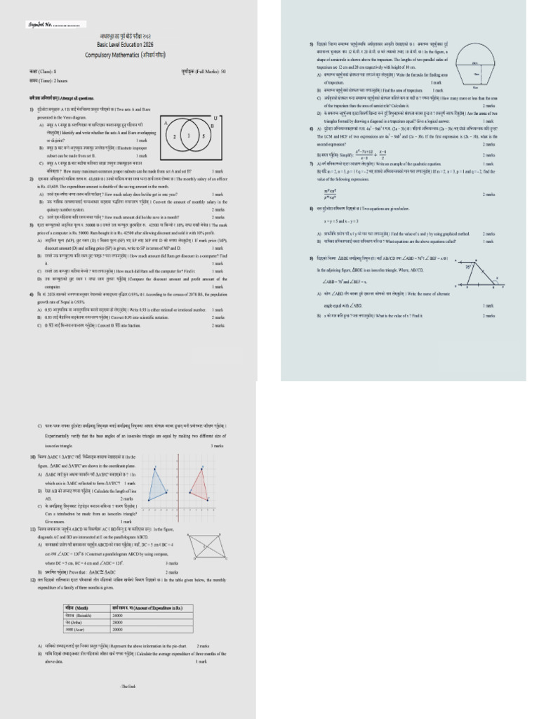 Math 8 | PDF