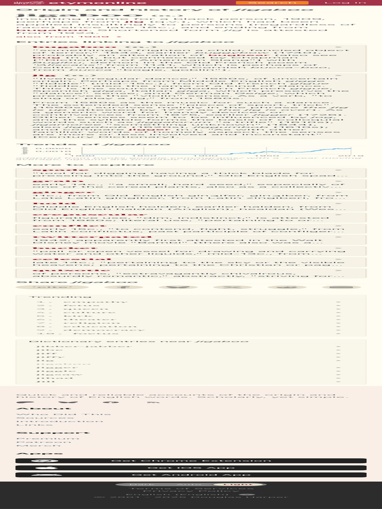 Jigaboo - Etymology, Origin & Meaning | PDF | Linguistics