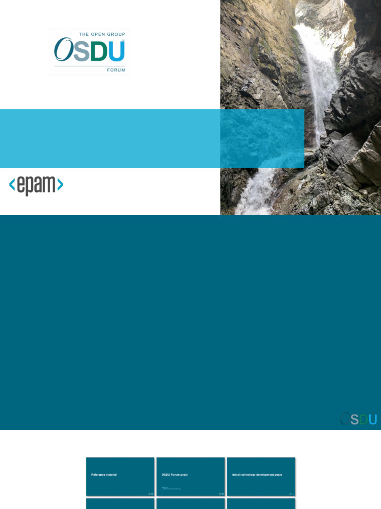2021 - OSDU Data Platform Overview | PDF | Metadata | Cloud Computing