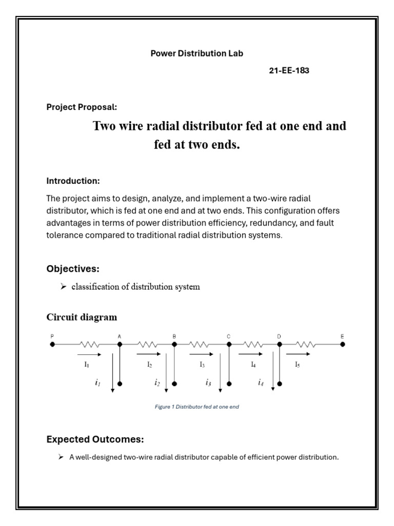 Power Distribution Lab | PDF
