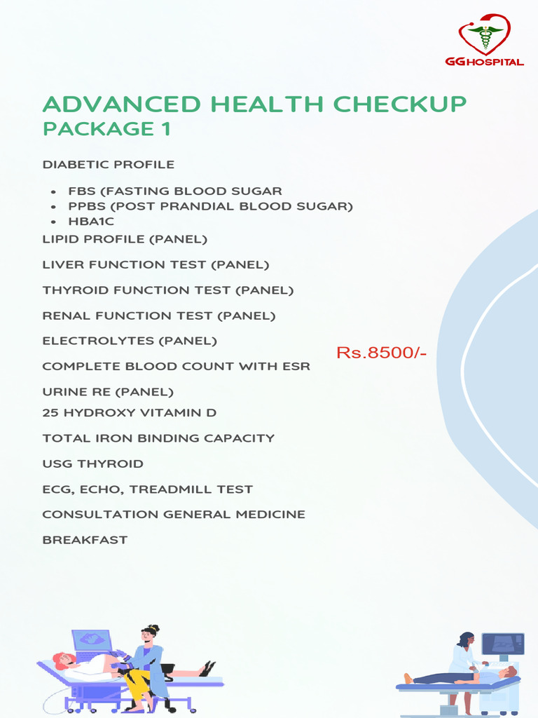 Advanced Health Check Up | PDF