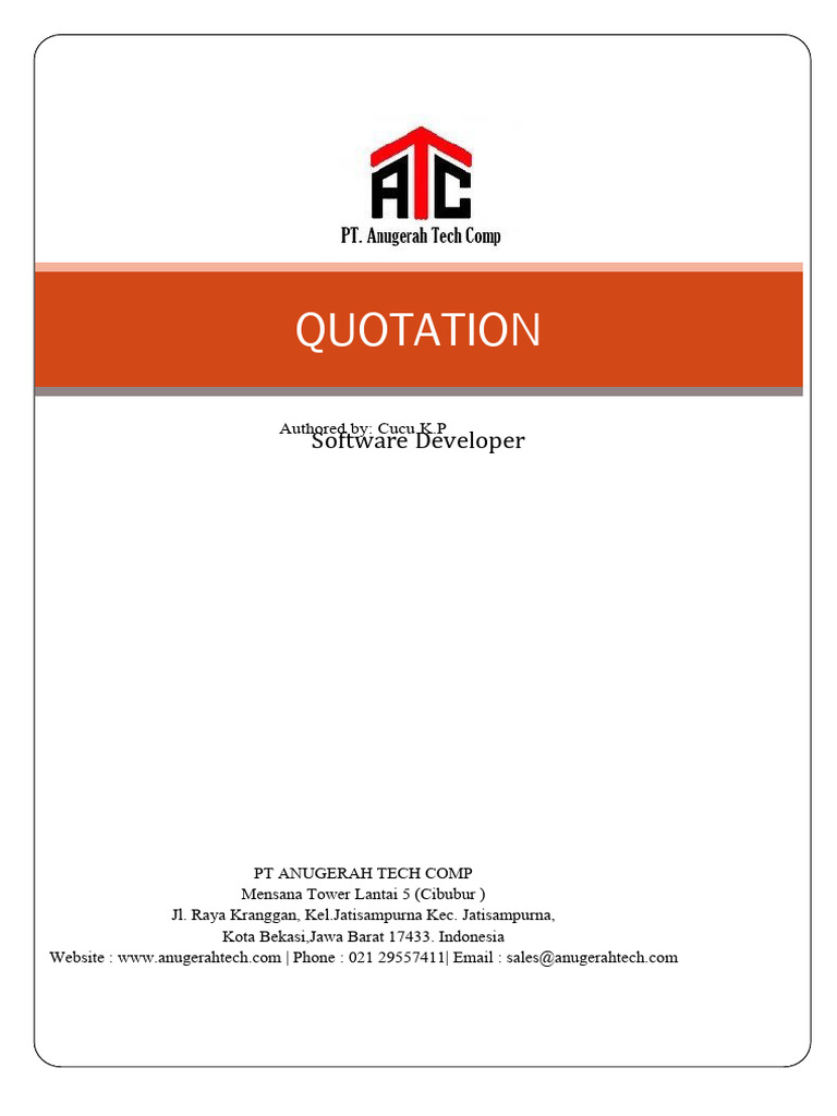 Quotation Atc Mto Apibank | PDF | Debit Card | Computing