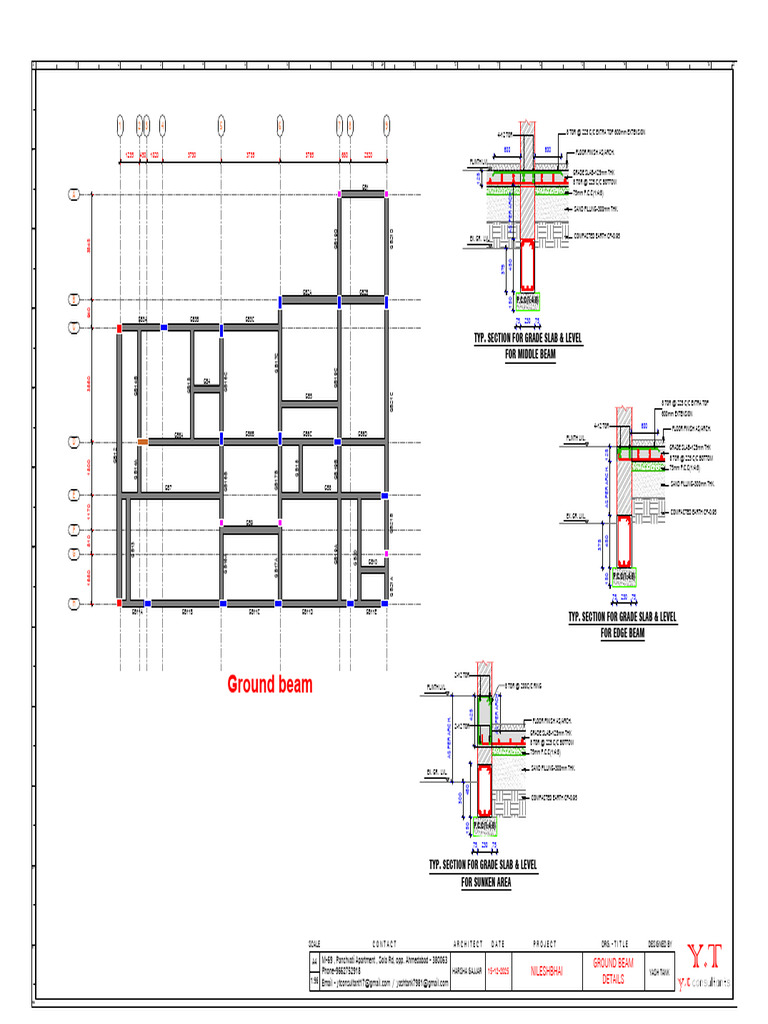 Ground Beam Details 15-12-2025 (1) | PDF
