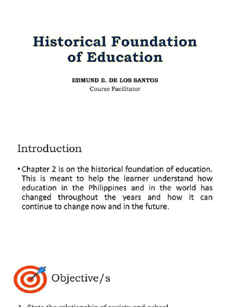 Historical Foundation of Education | PDF
