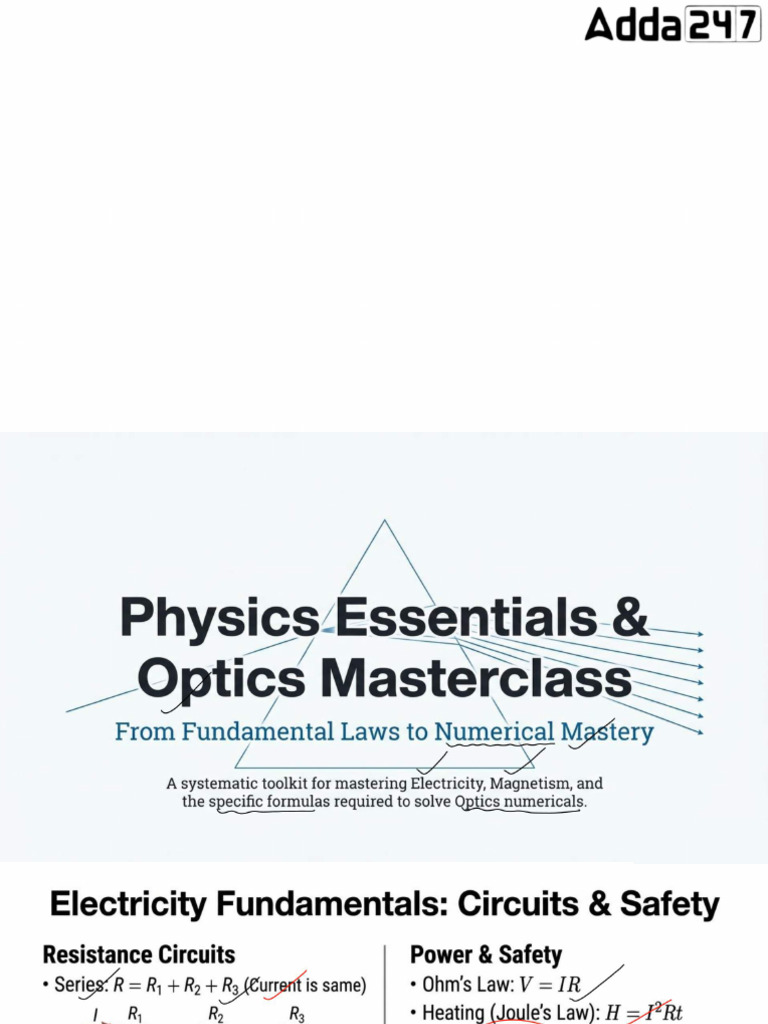 Physics Quick Notes | PDF