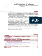 Introduction À L'electronique de Puissance