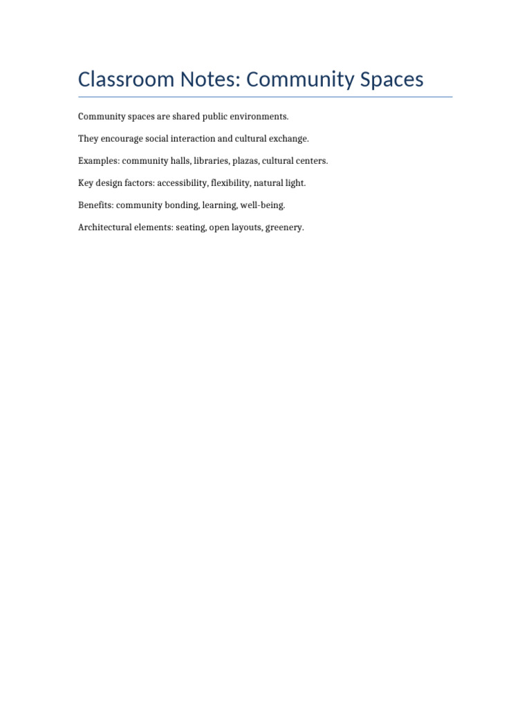 Classroom Notes | PDF