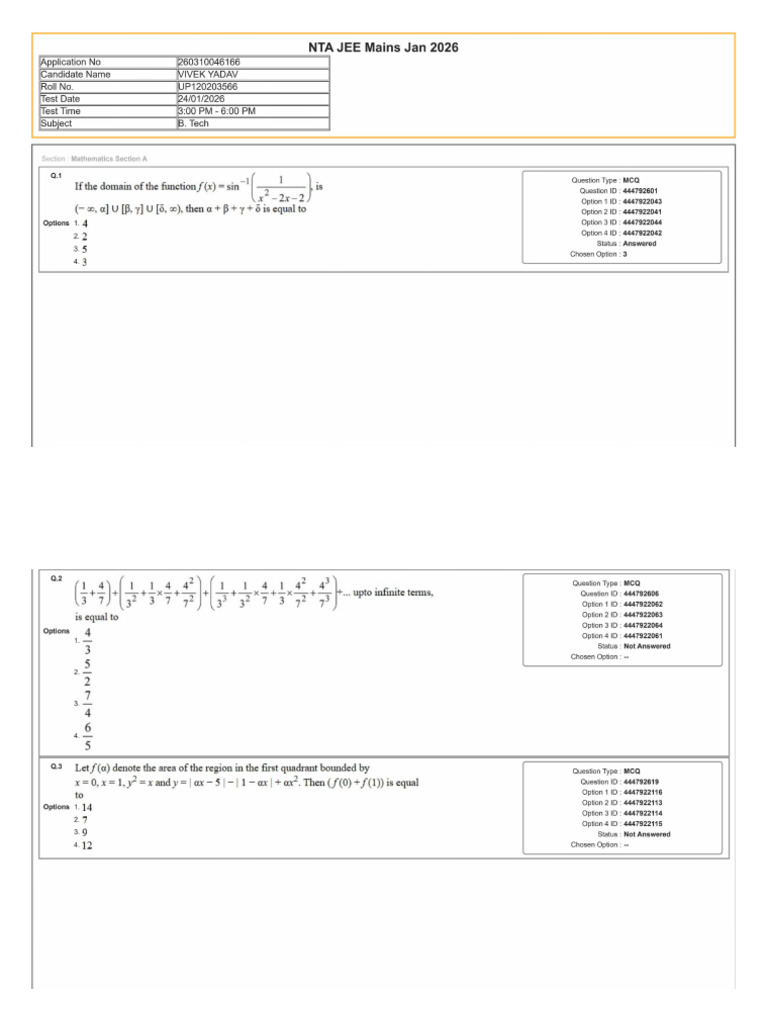JEE MAIN | PDF