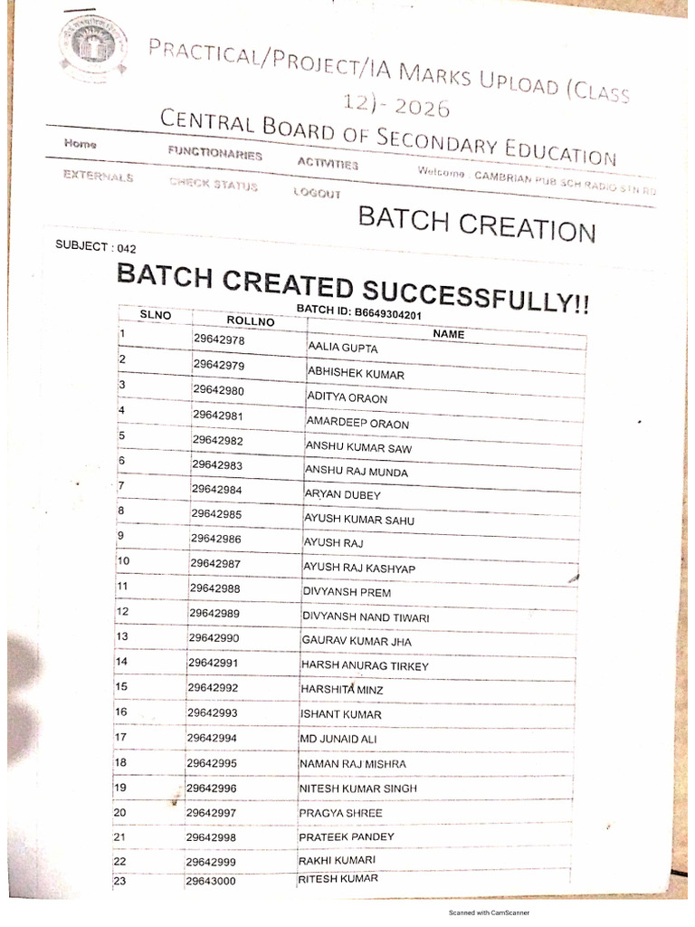 1st & 2nd Batches | PDF