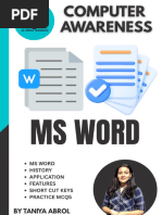 MS Word: Essential Features & Guide | PDF | Microsoft Word ...