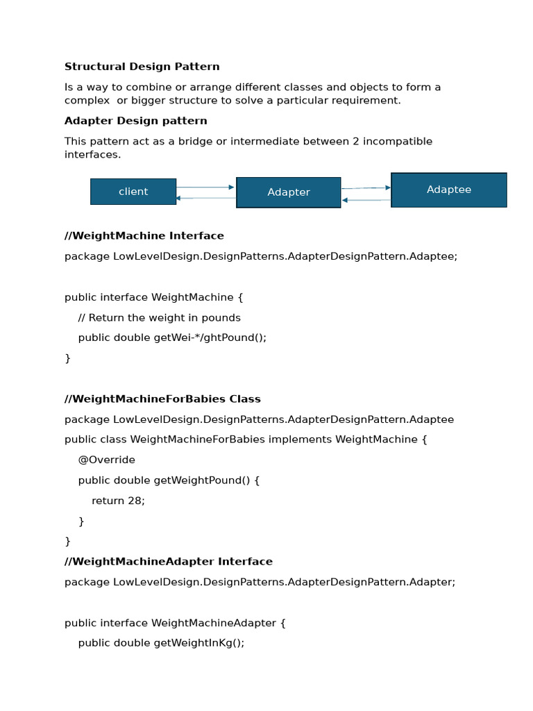 Usecase For Structural Design Pattern | PDF | Breathing | Computer ...