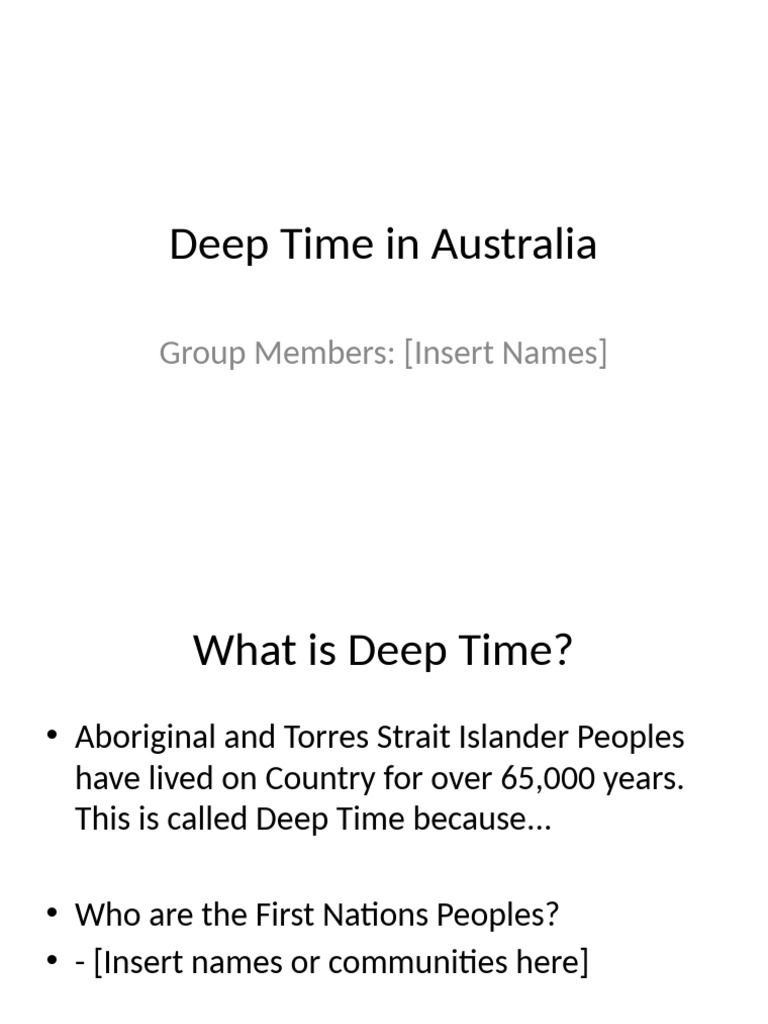 Deep - Time - Presentation - Template | PDF