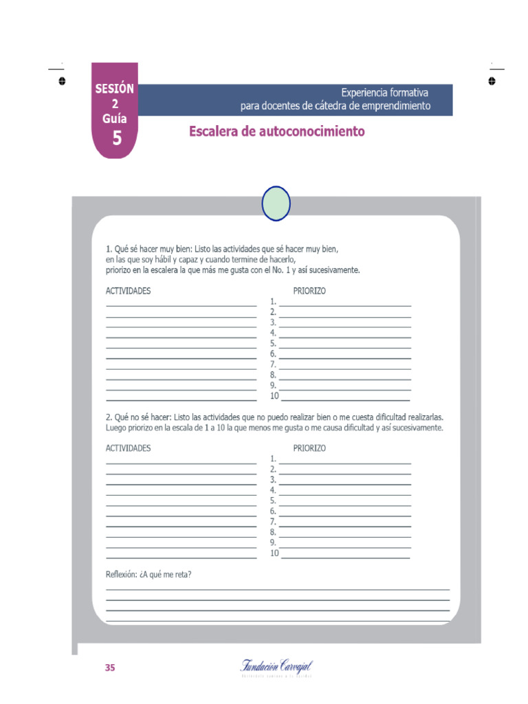 Escalera Del Autoconocimiento-1 | PDF