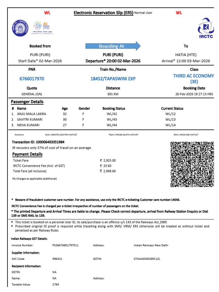 Ticket 6766017970 | PDF | Identity Document | Payments