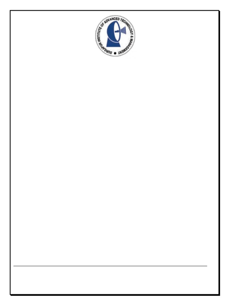 Front Page Format For Report Writing (CA2) - ECE | PDF