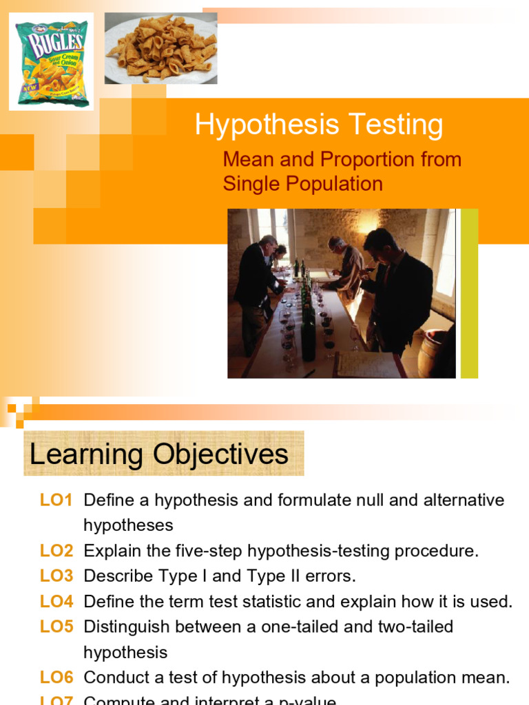 4.1 Hypothesis Testing | PDF | Hypothesis | Null Hypothesis