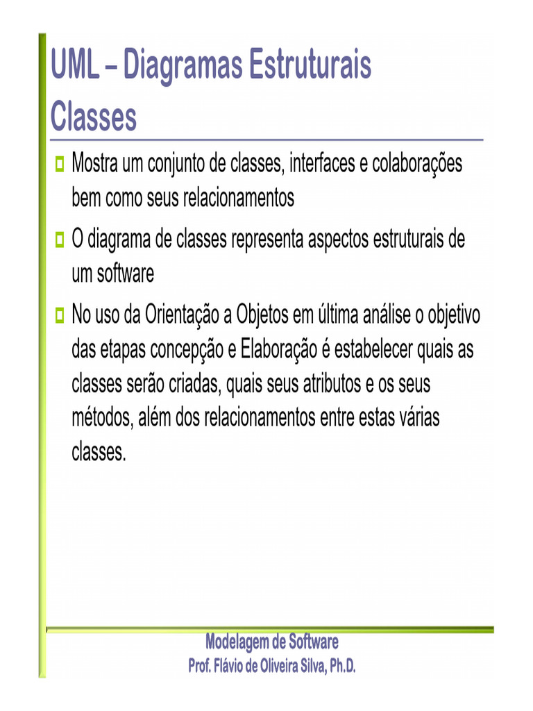 08 UML Diagramas Classes e Objetos | PDF