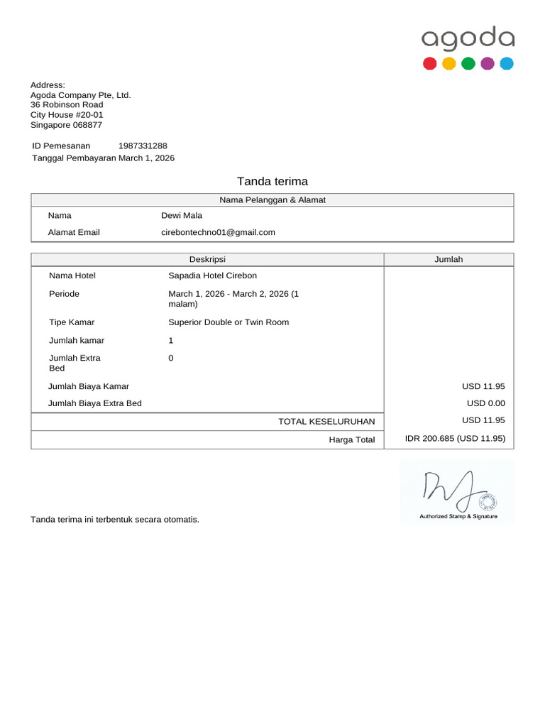 Receipt 12 | PDF