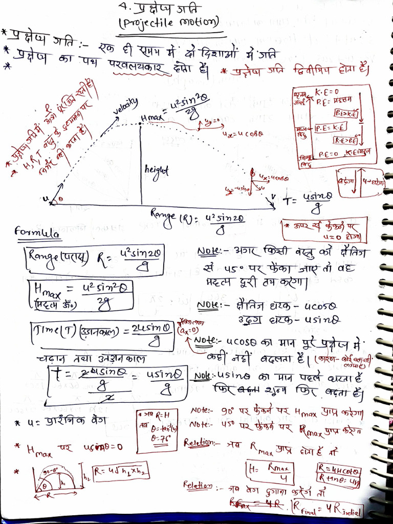 Physics Chapter - 4 Complete Notes | PDF
