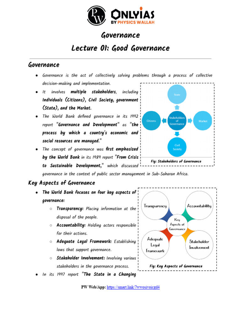 Governance 01 - Daily Class Notes | PDF | Governance | Policy