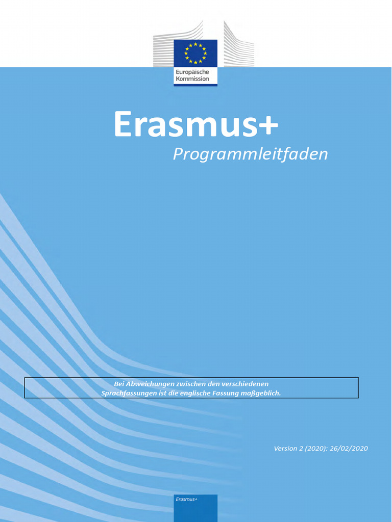 Erasmus Programme Guide 2020 v2 de | PDF