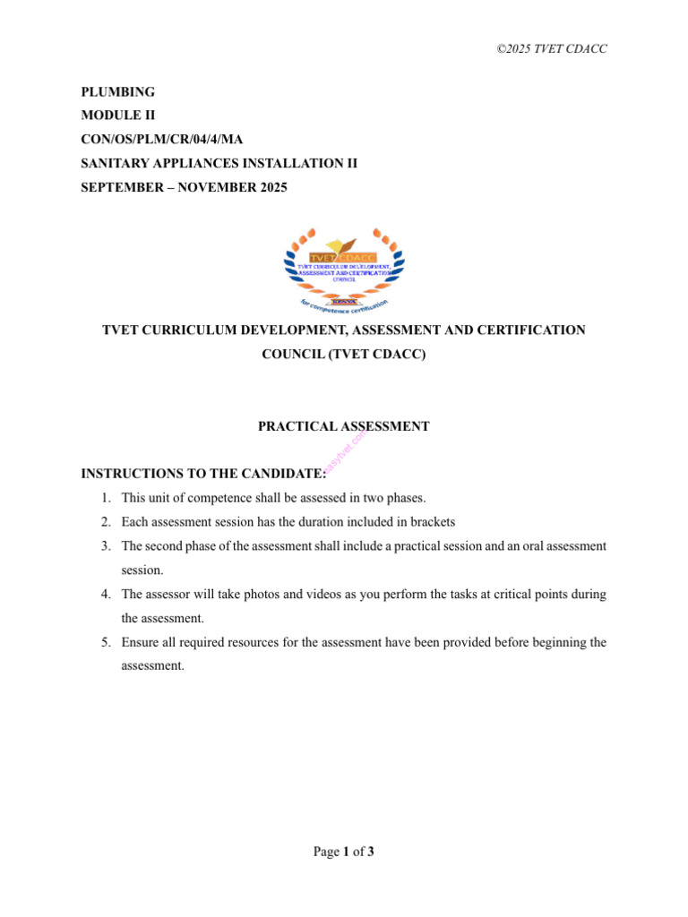 Sanitary Mod 2 Revision | PDF | Mechanical Engineering | Building ...