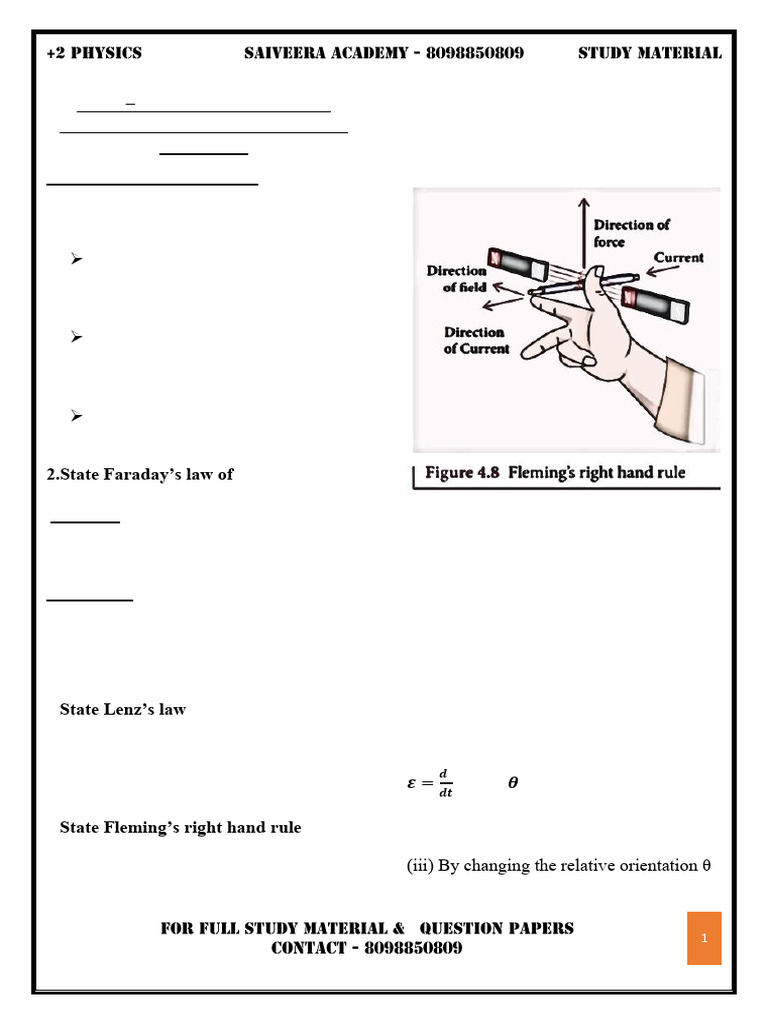 44 12th Physics Unit 45 Book Inside Questions English Medium | PDF